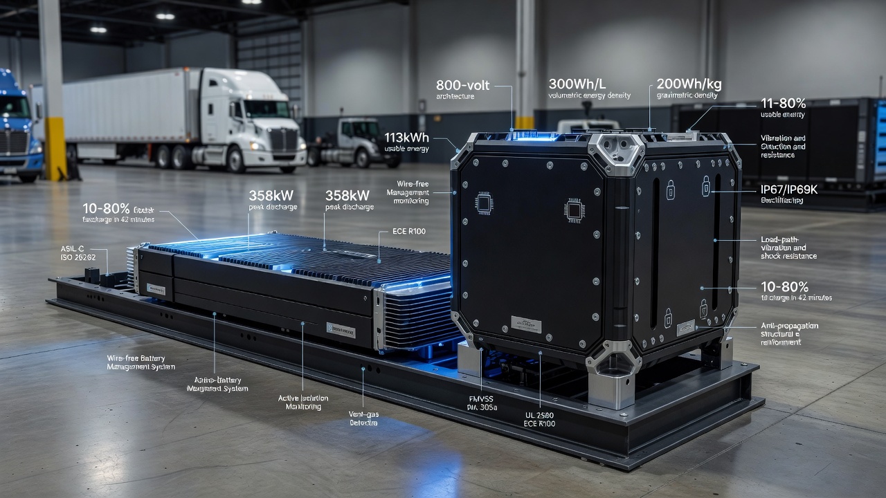 American Battery Solutions Debuts 800-Volt Pack Built for Heavy-Duty Electrification