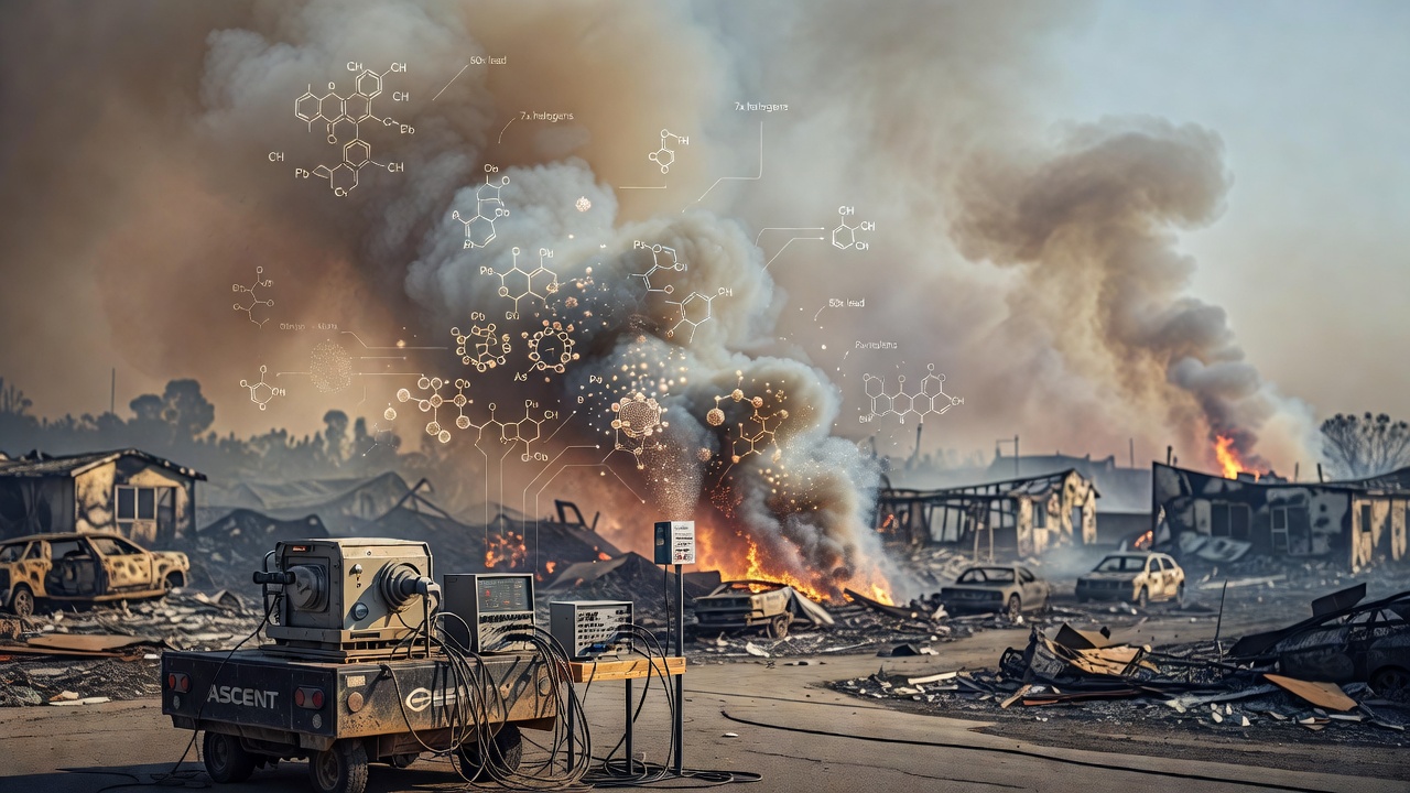 Study Finds Burning Homes, Not Vegetation, Drove LA Fire Smoke Toxicity