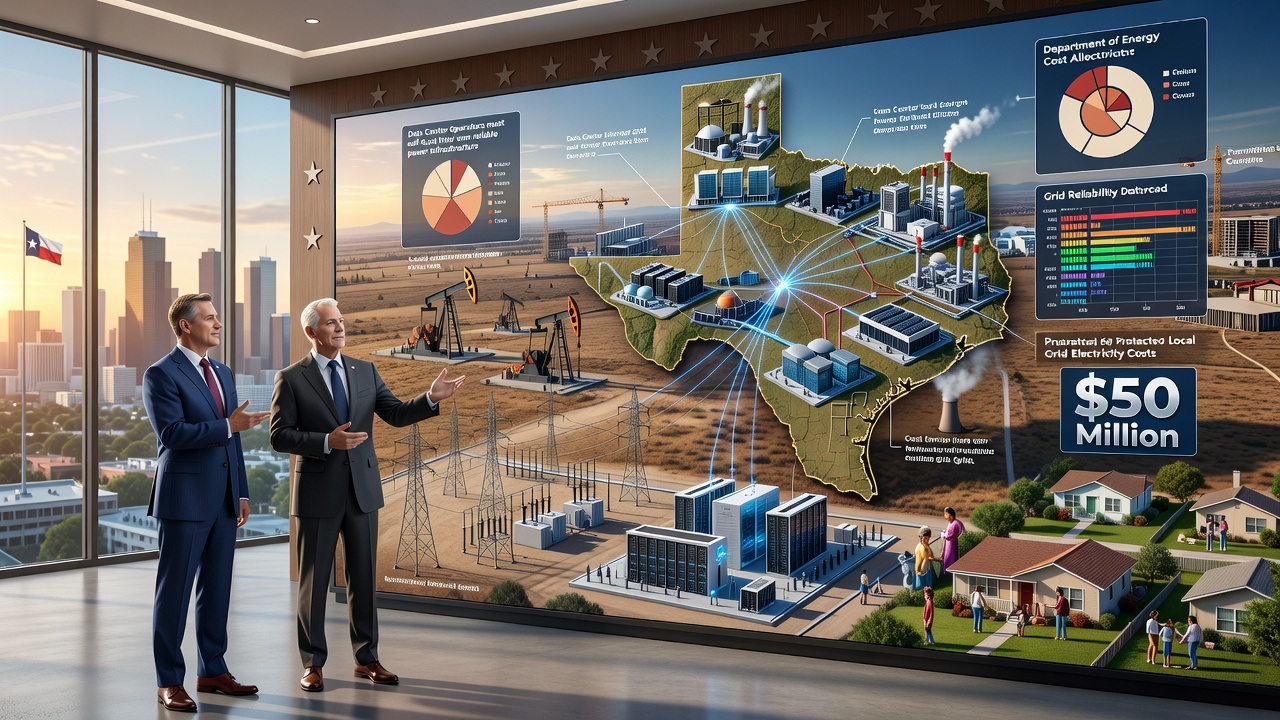 Texas Regulator Says Data Center Operators Must Fund Their Own Power Supply
