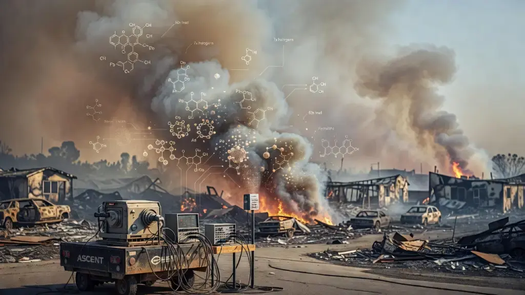 Study Finds Burning Homes, Not Vegetation, Drove LA Fire Smoke Toxicity